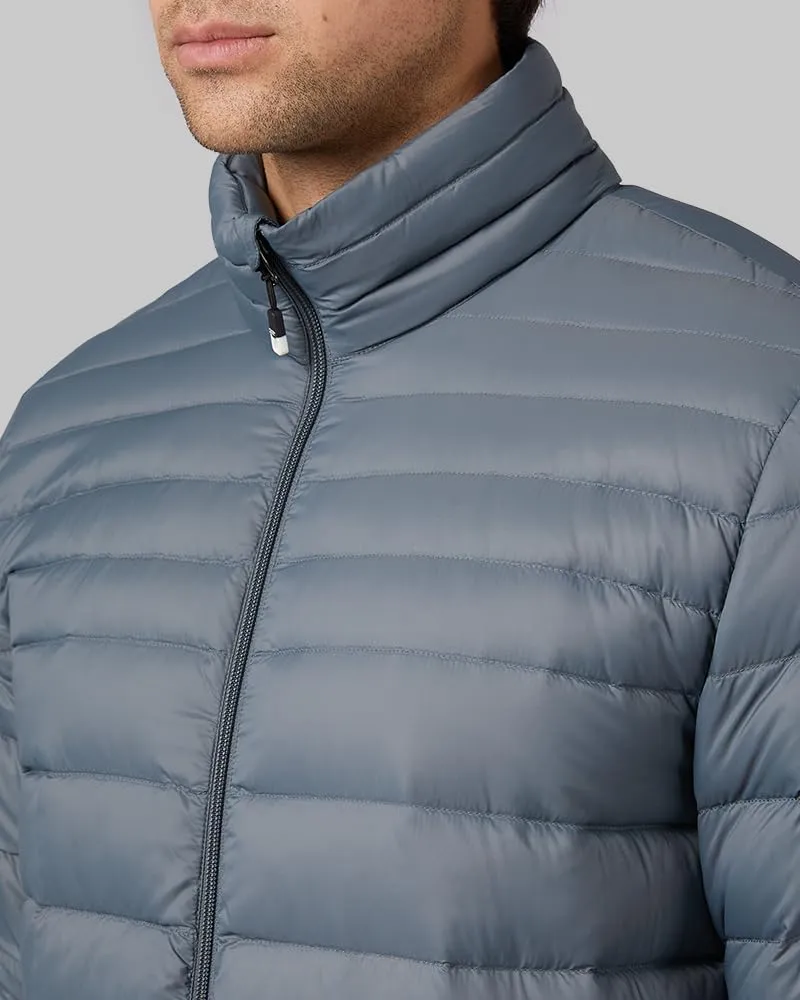 32 Degrees Heat Men's Ultra-Light Down Packable Jacket | Layering | Zippered Pockets | Water Repellent