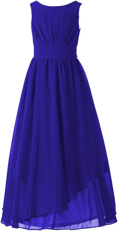 7-16 Chiffon Girls Junior Bridesmaid Dress