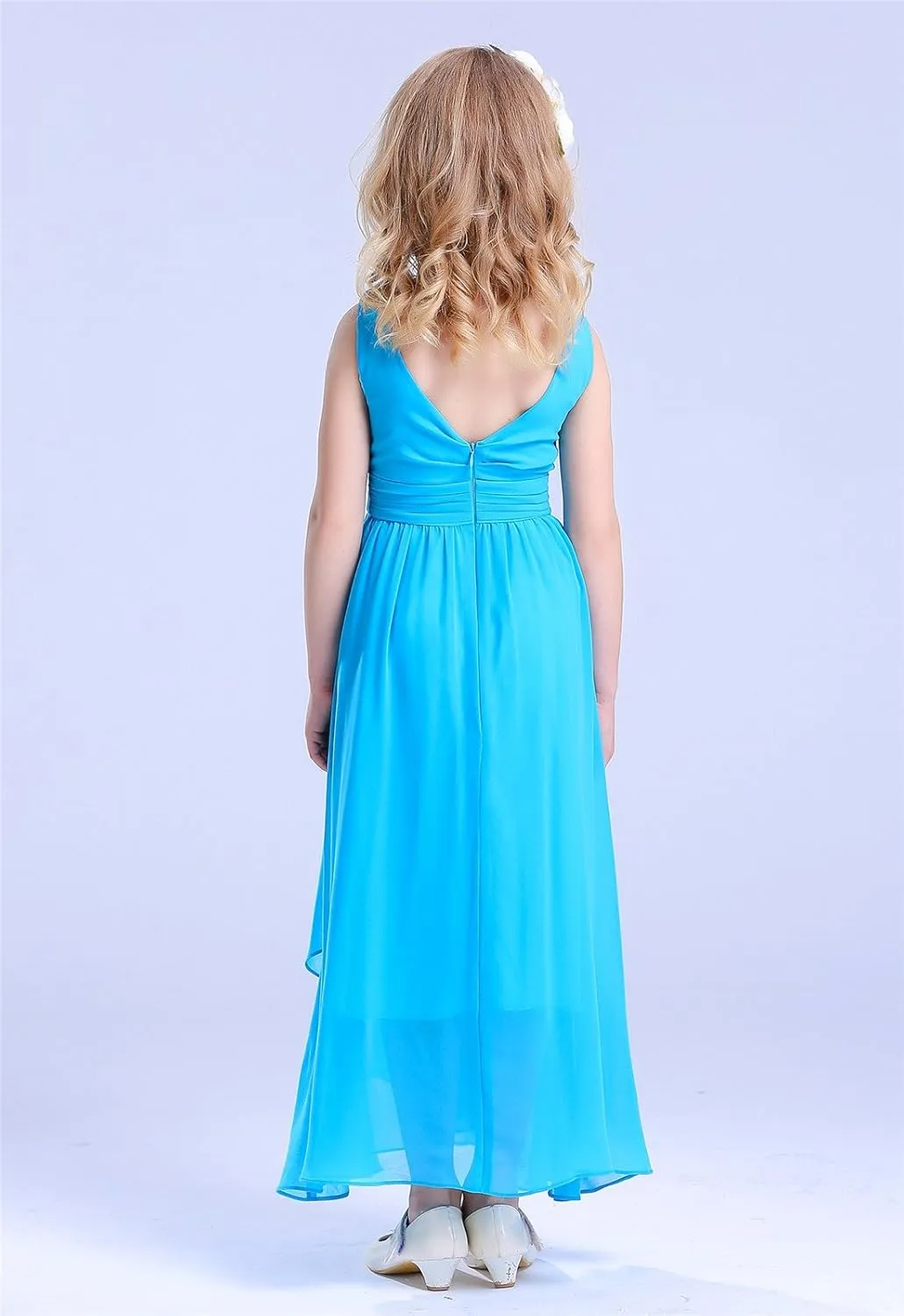 7-16 Chiffon Girls Junior Bridesmaid Dress