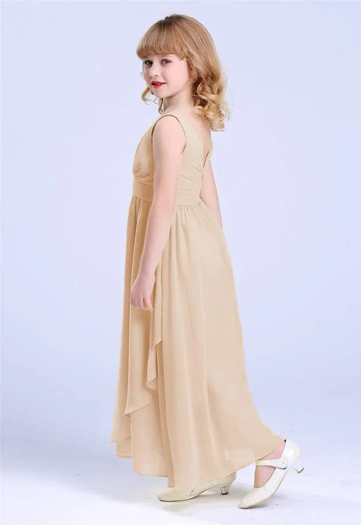 7-16 Chiffon Girls Junior Bridesmaid Dress