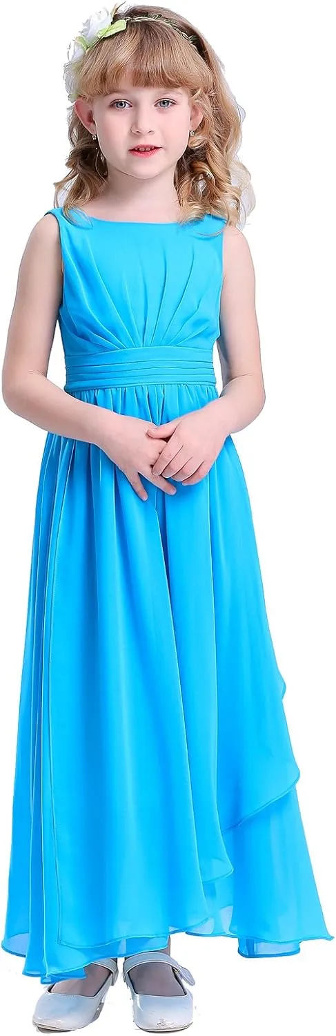 7-16 Chiffon Girls Junior Bridesmaid Dress