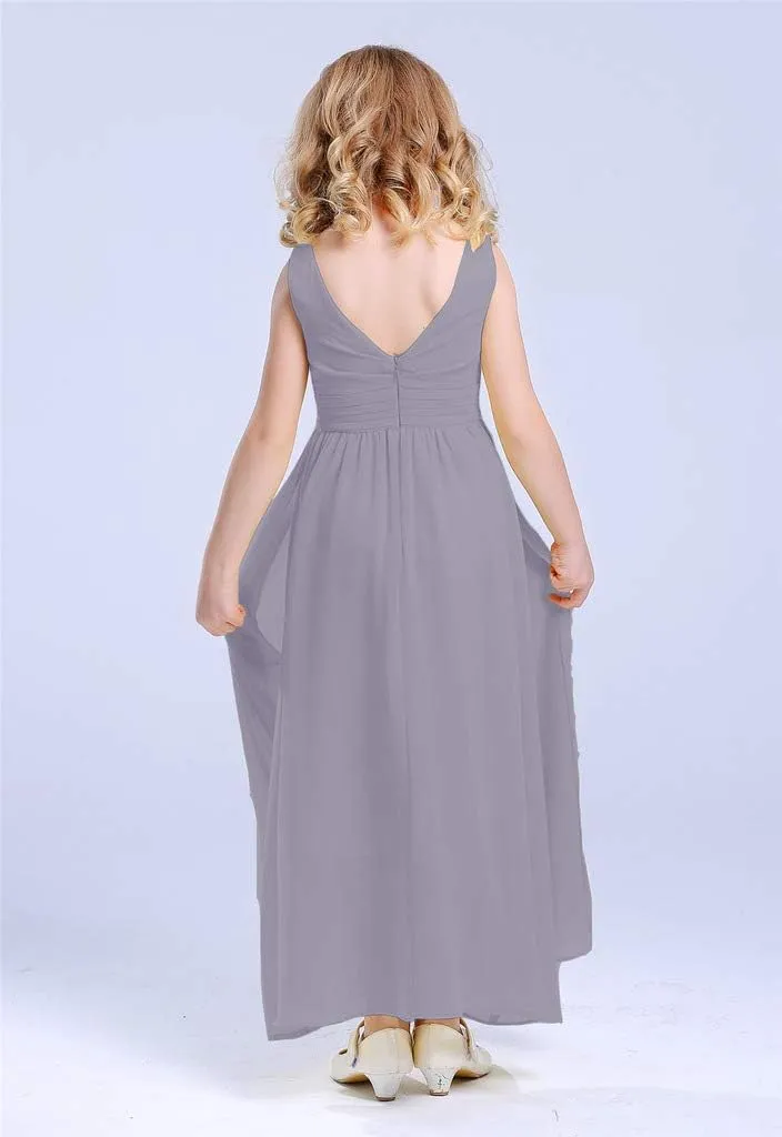 7-16 Chiffon Girls Junior Bridesmaid Dress