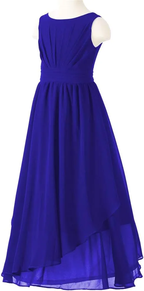 7-16 Chiffon Girls Junior Bridesmaid Dress
