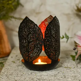 Anitquity Leaf T-light Holder