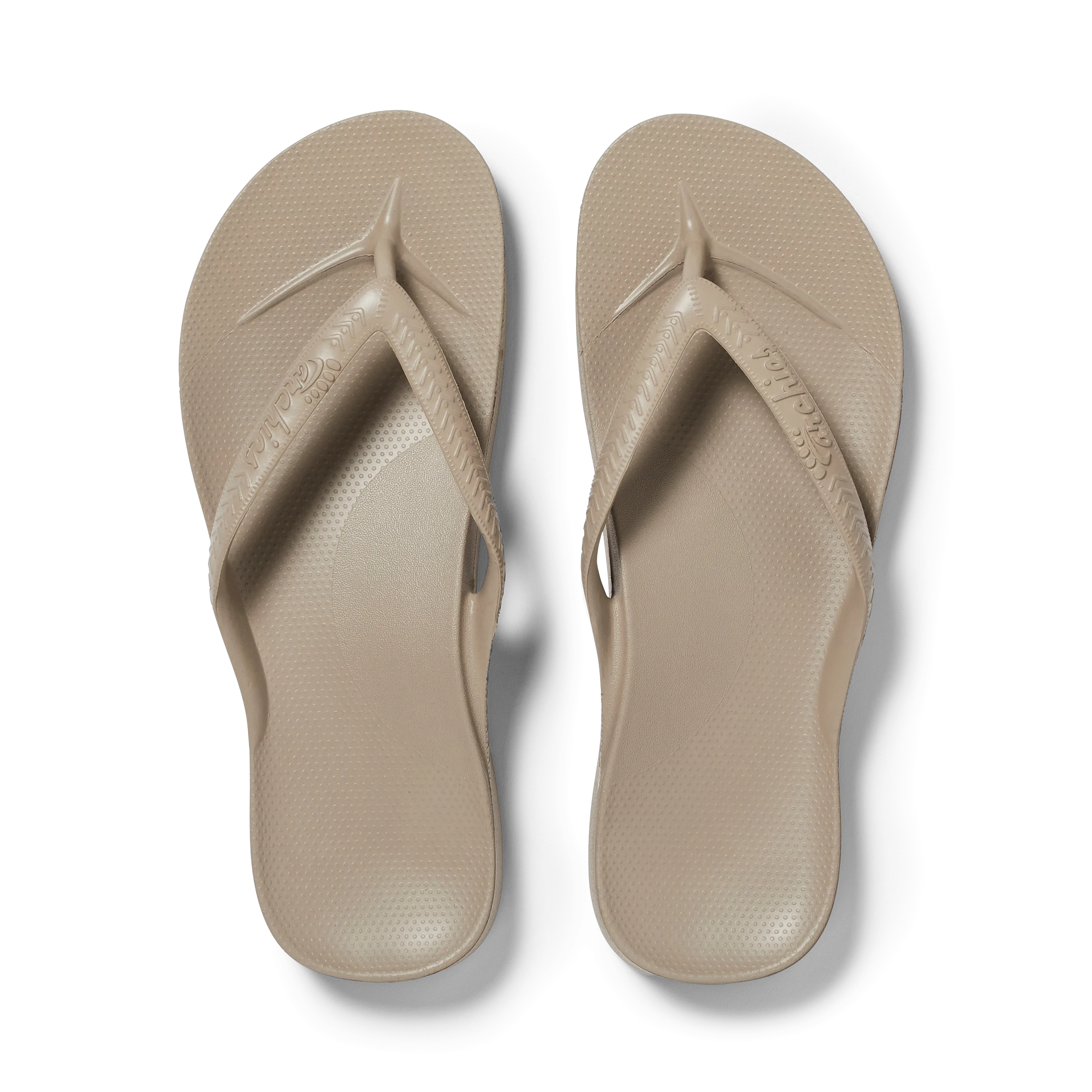 Arch Support Flip Flops - Classic - Taupe