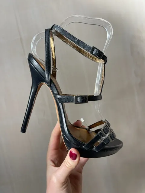 Carducci Leather Buckle Sandals 38