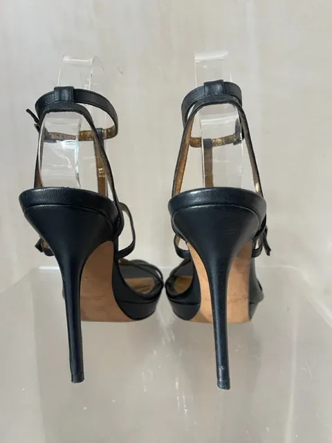 Carducci Leather Buckle Sandals 38