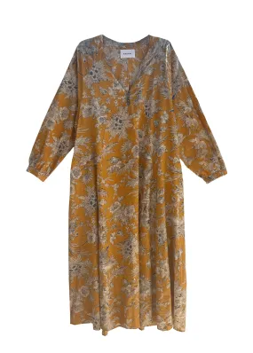 Denni Weekend Dress- Saffron Yellow