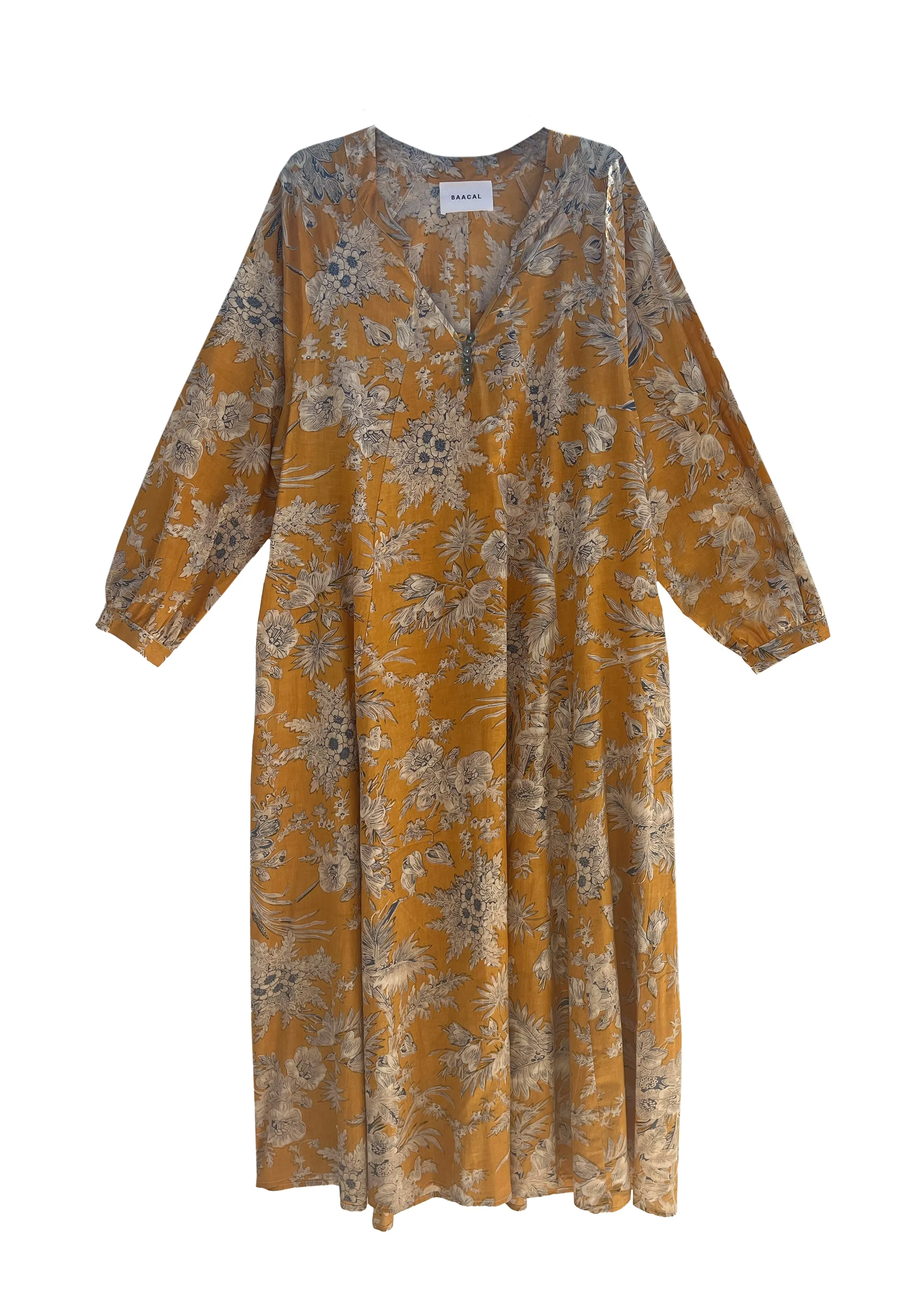 Denni Weekend Dress- Saffron Yellow