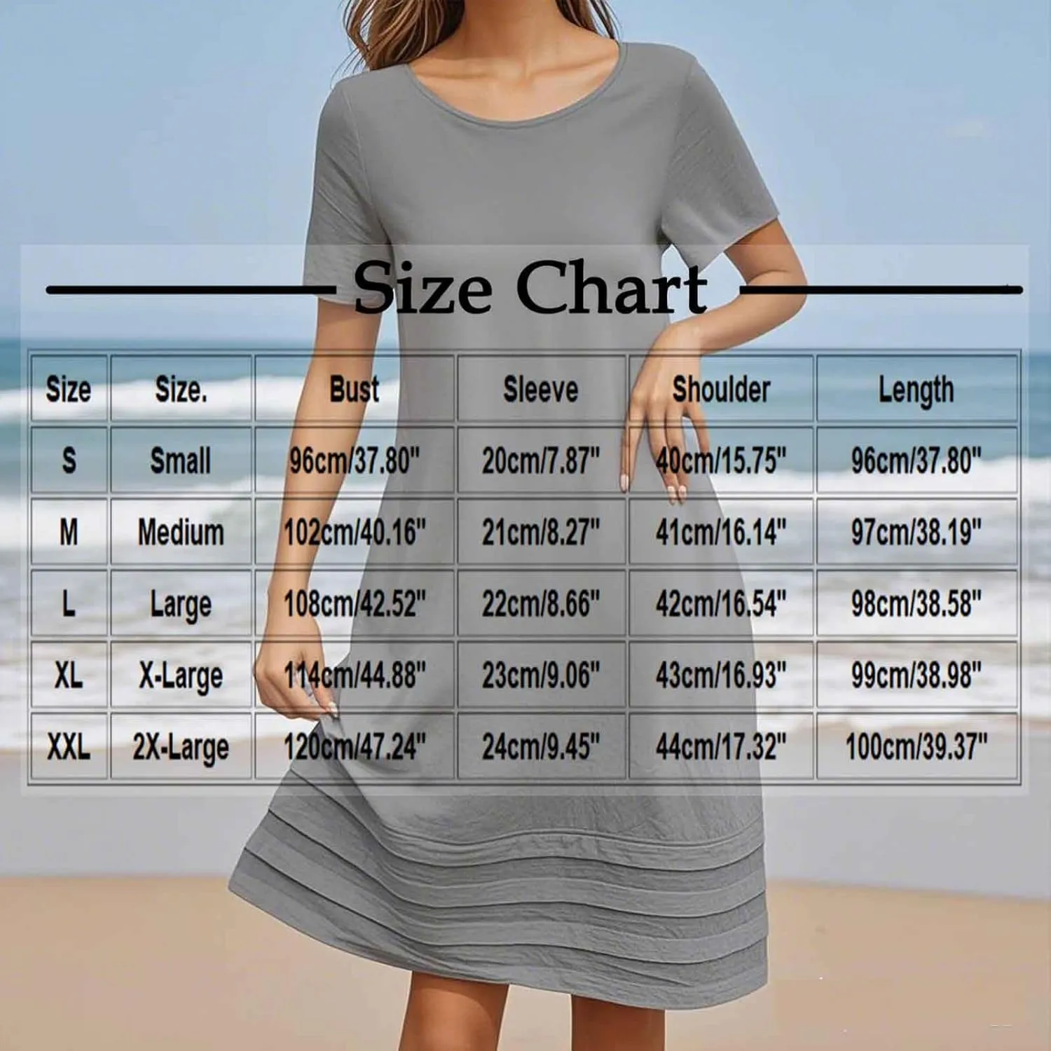 Dresses for Women Casual Summer Short Sleeve Tunic Swing Dress Comfy Loose Fit Travel Work Outfits
