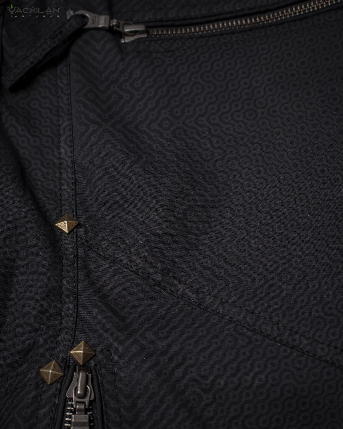 Flying Short Men / Twill Stretchy Printed - Black DMTICIOUS