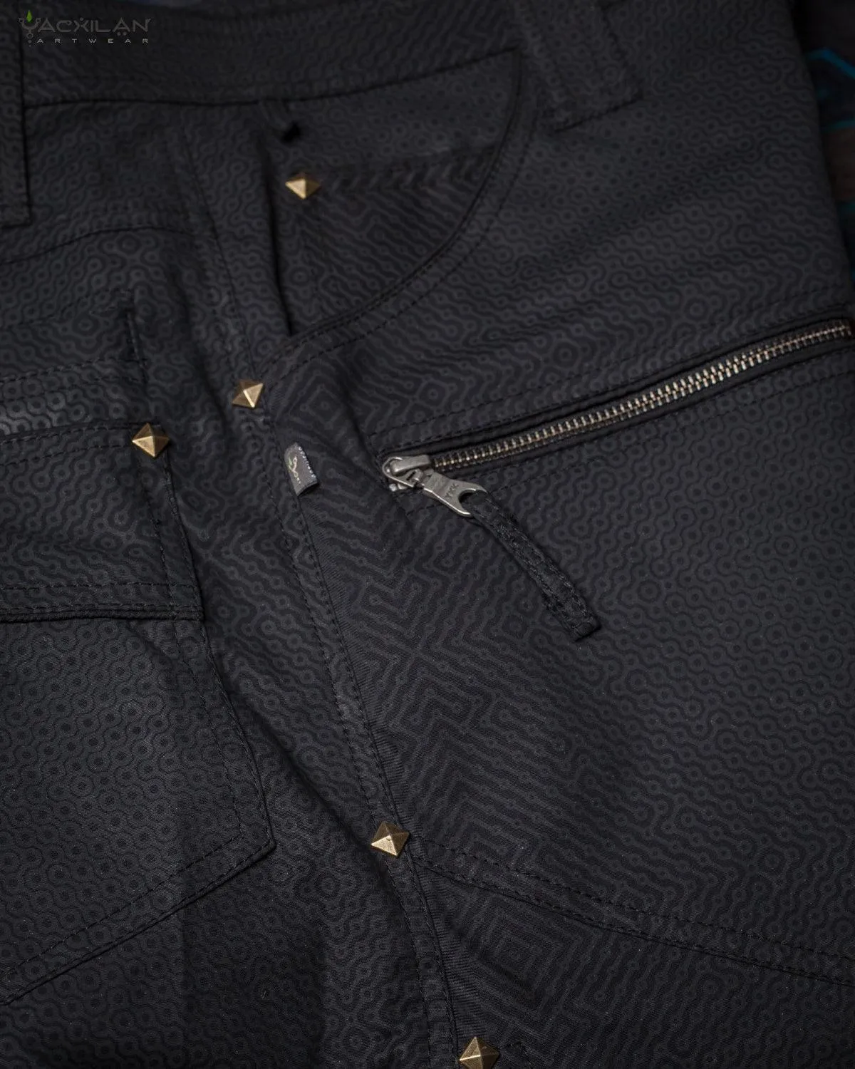 Flying Short Men / Twill Stretchy Printed - Black DMTICIOUS