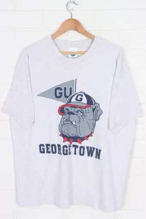 Georgetown Hoyas Big Logo Single Stitch T-Shirt USA Made (XL-XXL)