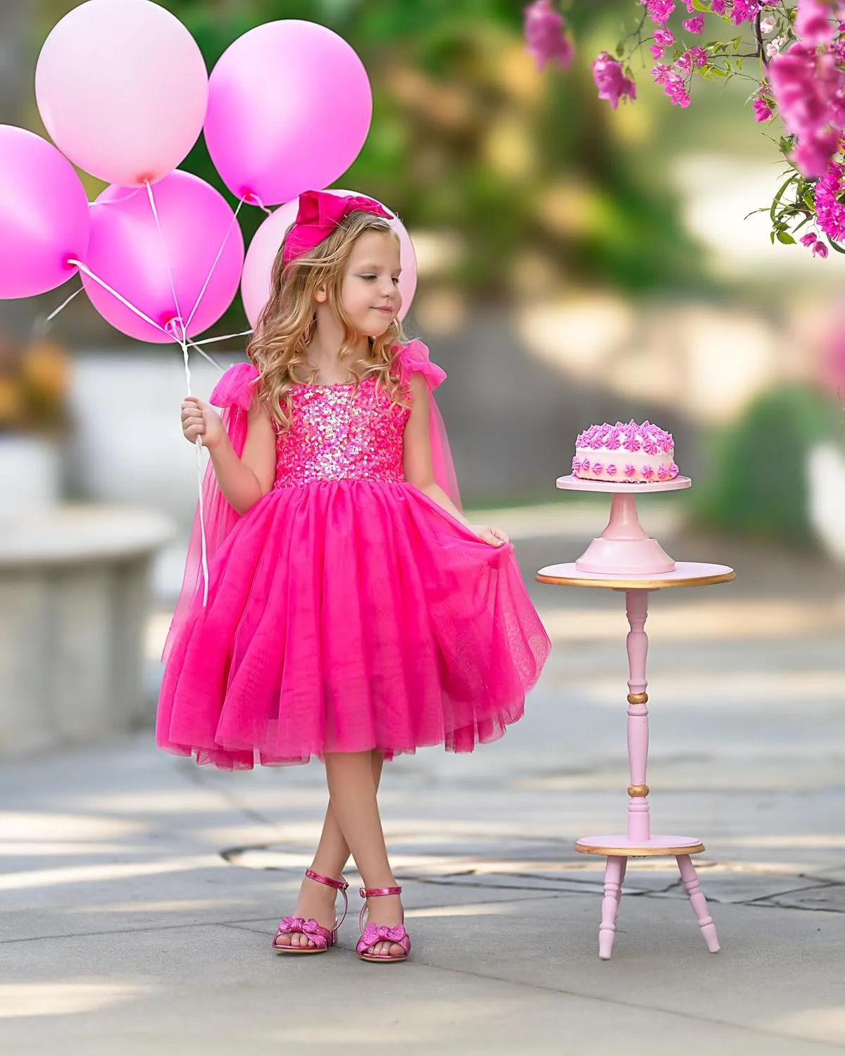 Girls Sequin Dress Toddler Party Sparkly Dress Flower Girl Dress Pageant Birthday Graduation Easter Photo Shoot