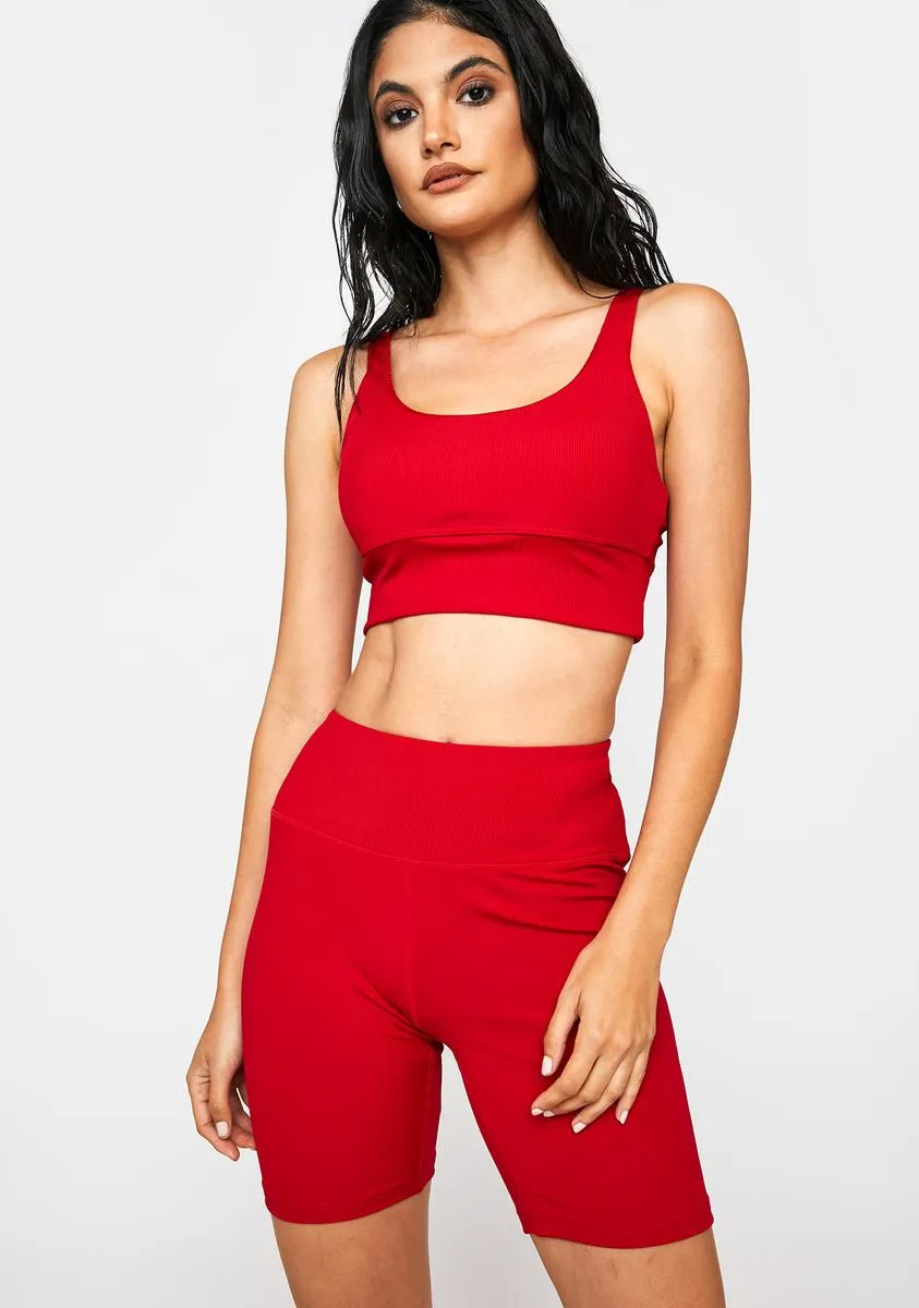 Hottie Glow For The Goal Active Shorts