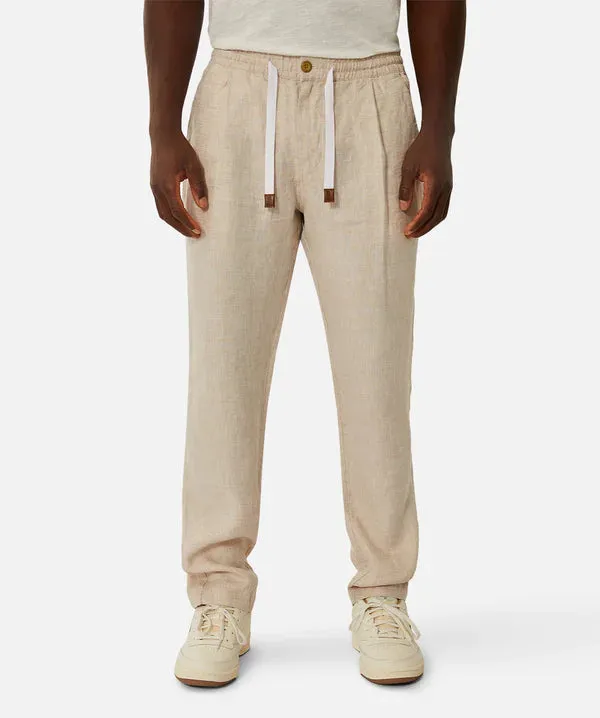 INDUSTRIE - The Capri Linen Pant - YD WHEAT
