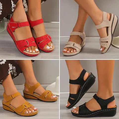Jocelyn - Summer Sandals with Thick Soles and Bow