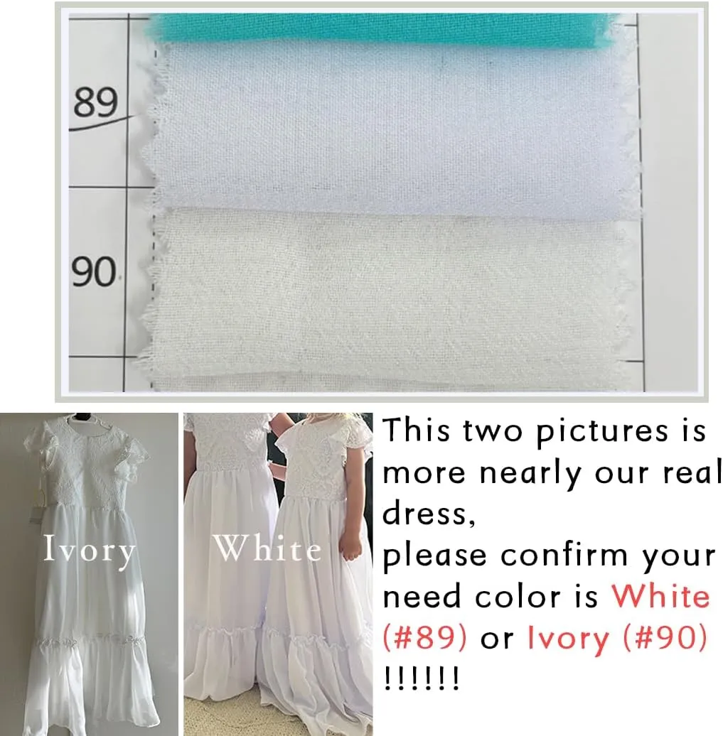 Junior Girls Bridesmaid Dress Flower Girl Wedding Party Dresses for Teen Chiffon PT010