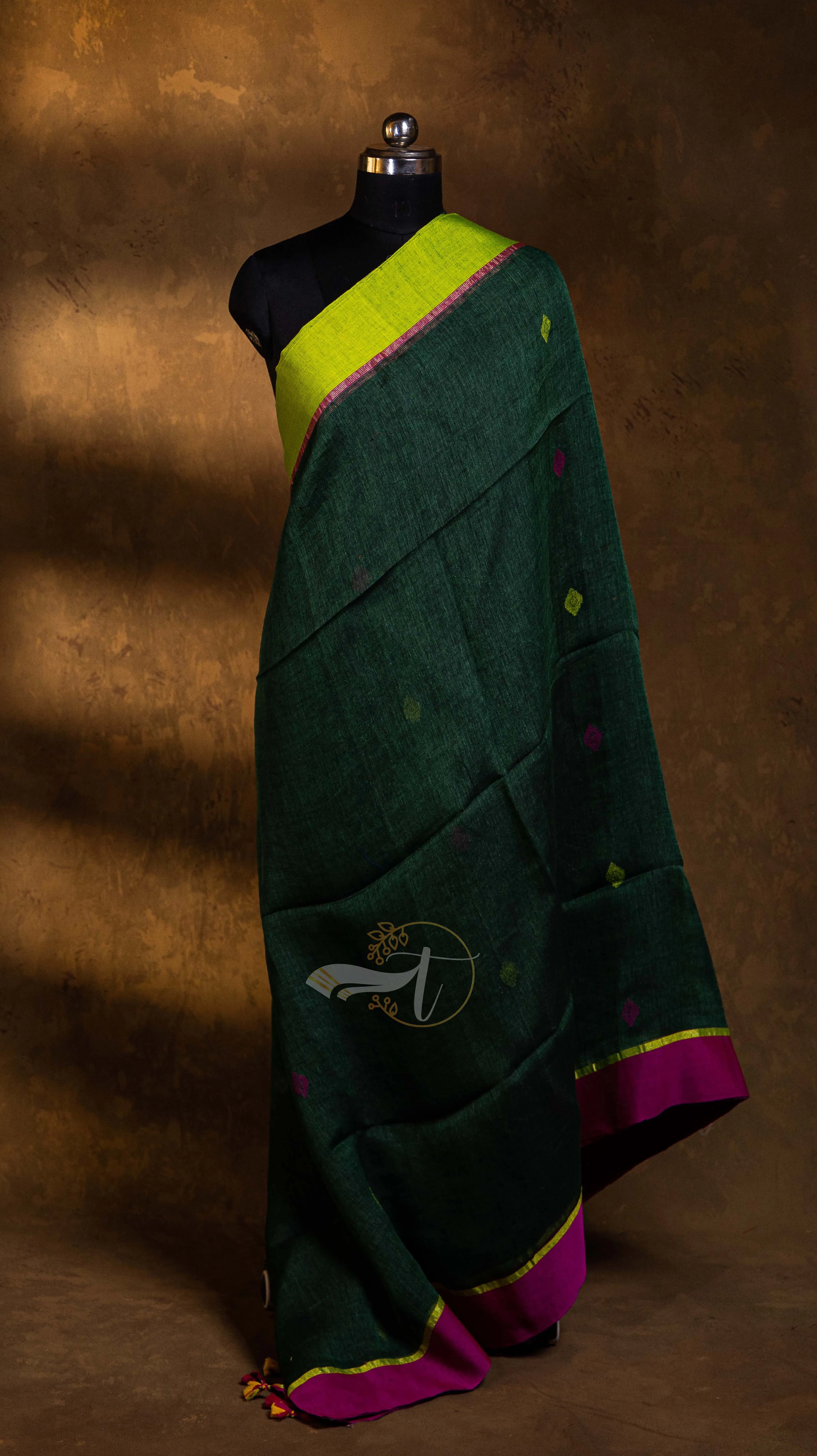 Jute Linen Saree