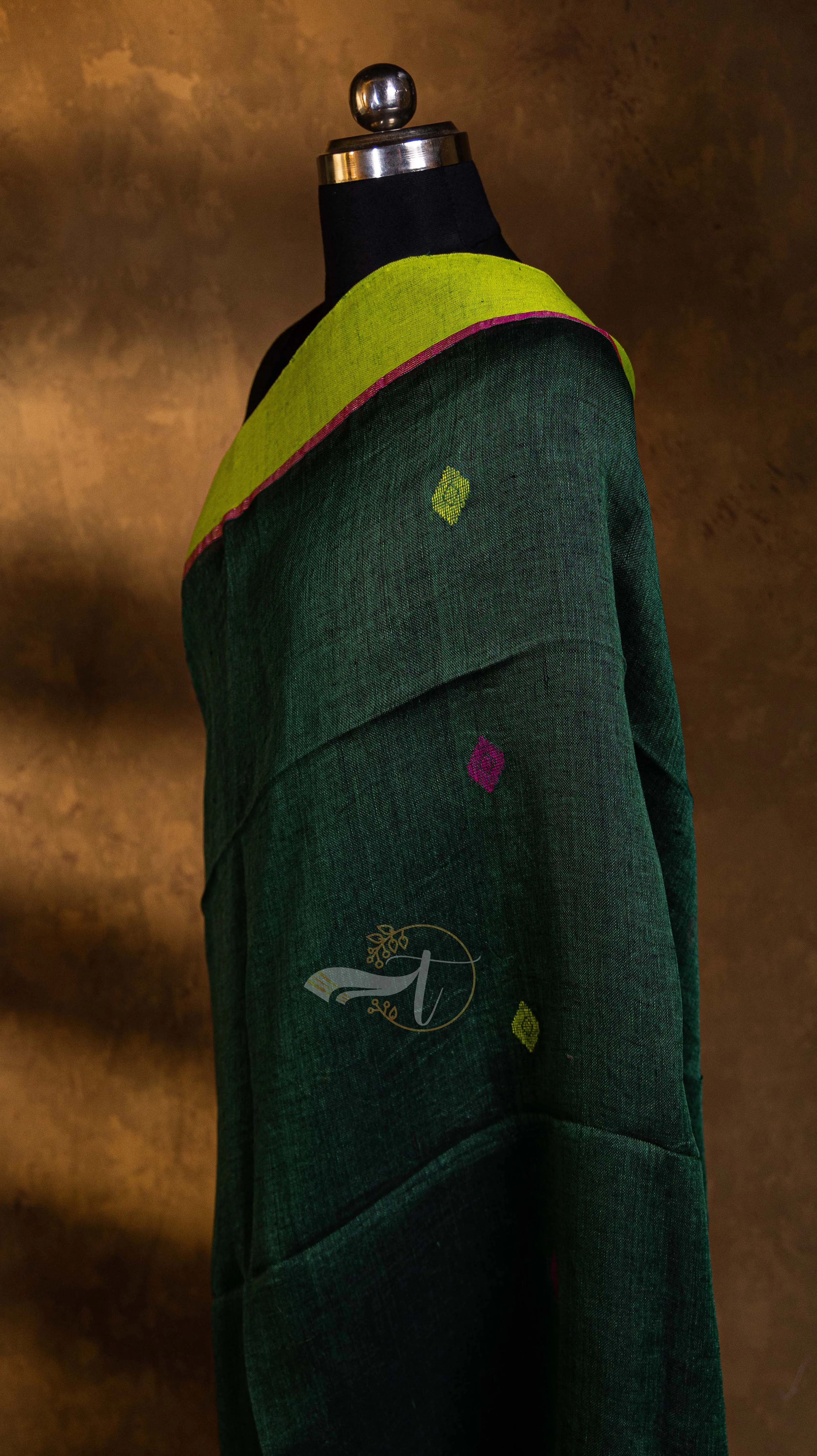 Jute Linen Saree