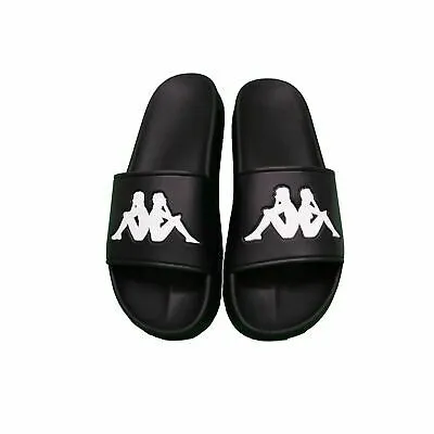Kappa 222 AUTHENTIC ADAM 2 SLIDES Men’s - BLACK/WHITE