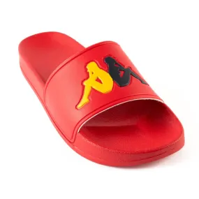 Kappa AUTHENTIC ADAM 4 SLIDES Men’s - RED -YELLOW-BLUE