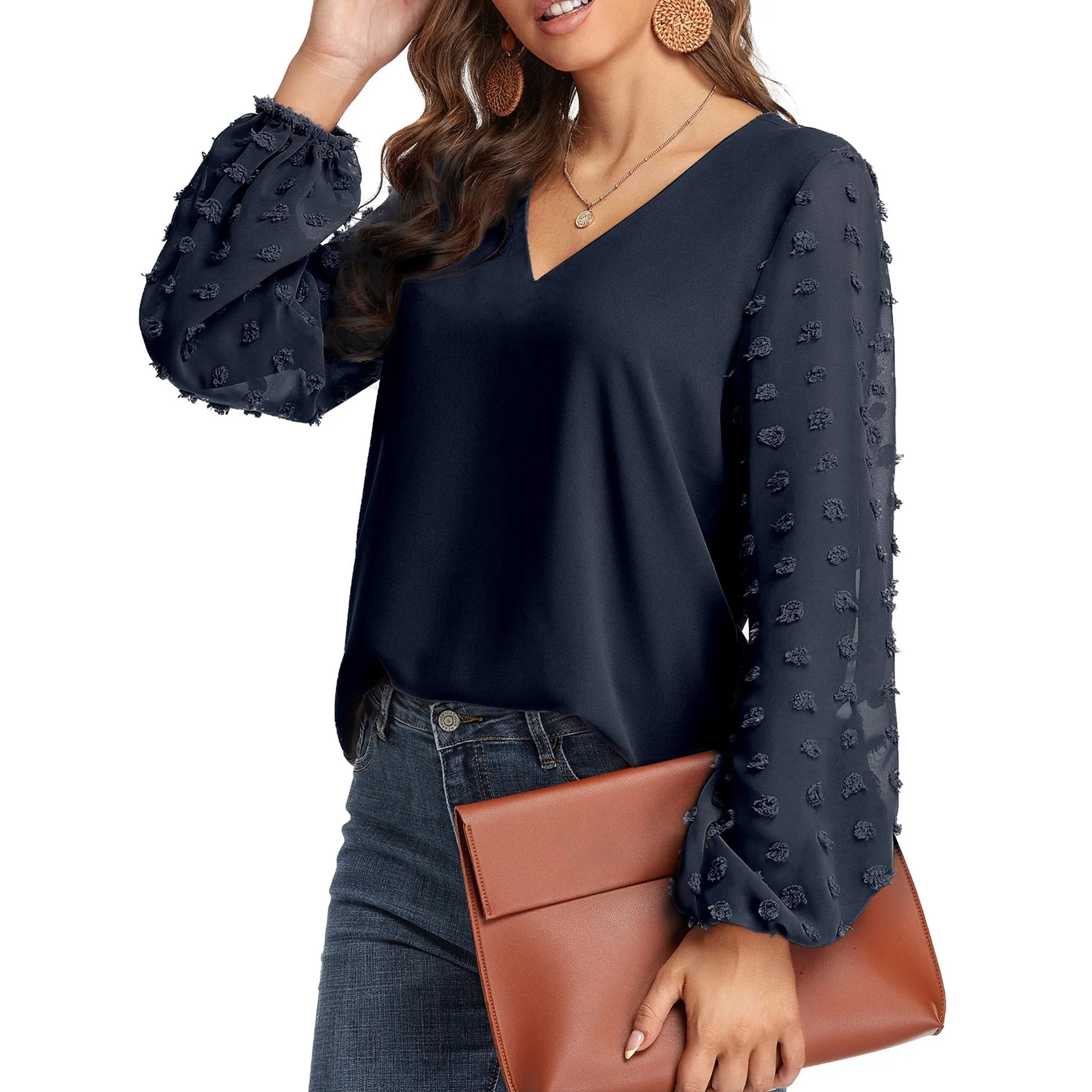 Lantern Long Sleeve Blouse