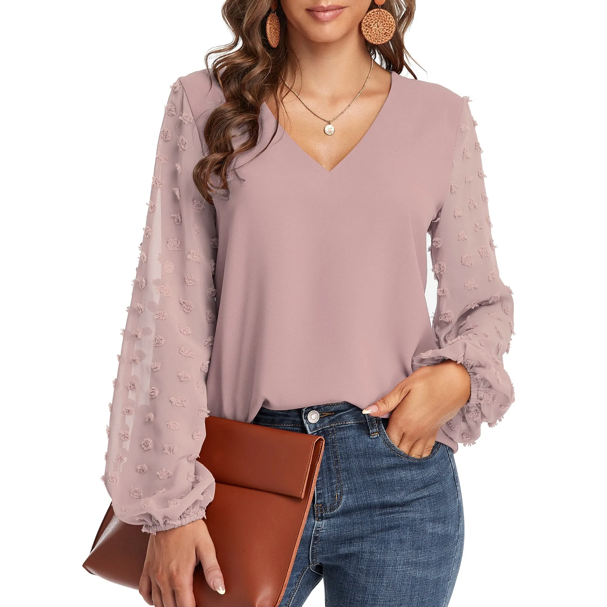 Lantern Long Sleeve Blouse