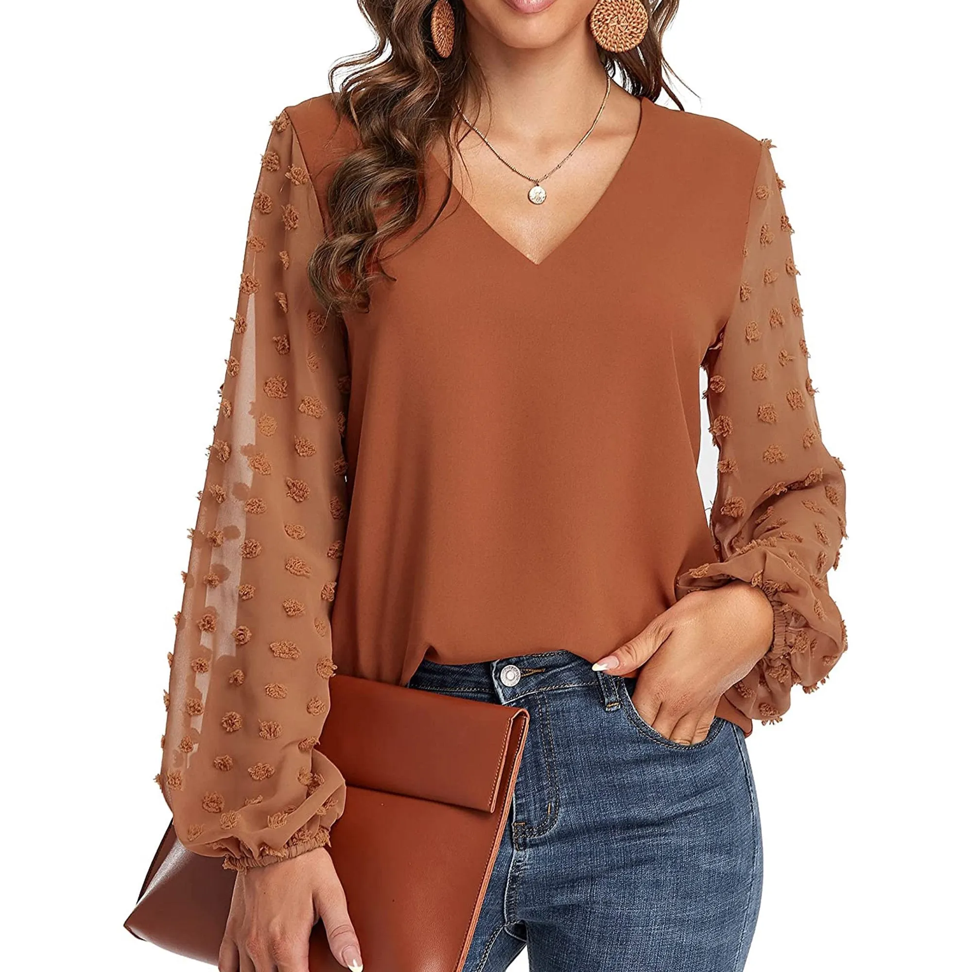 Lantern Long Sleeve Blouse