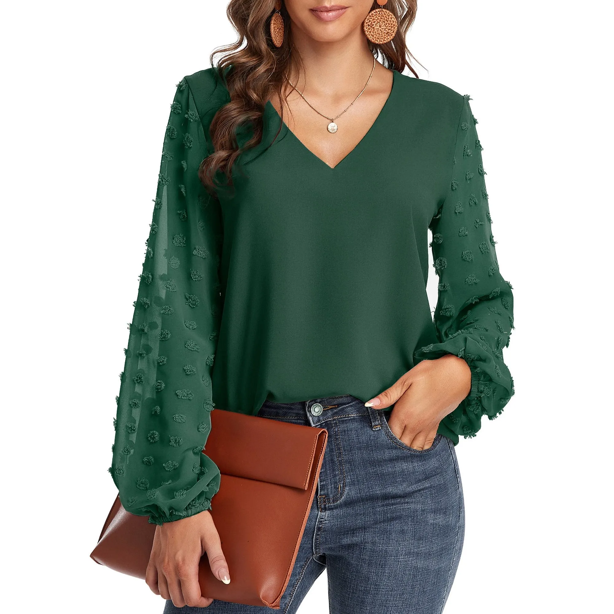 Lantern Long Sleeve Blouse