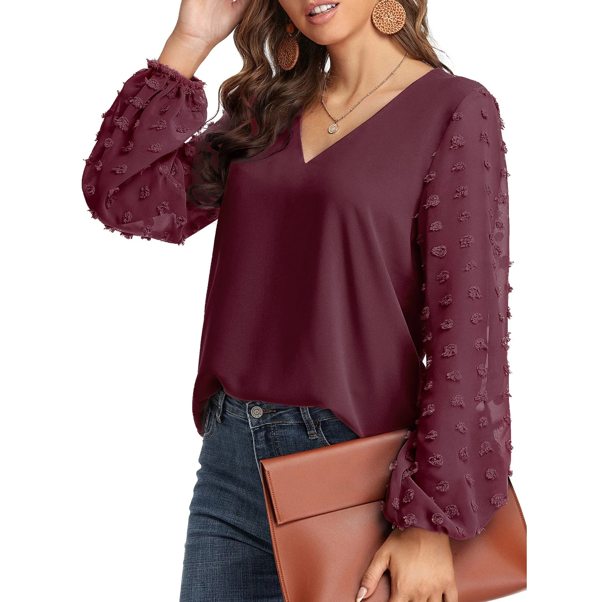 Lantern Long Sleeve Blouse