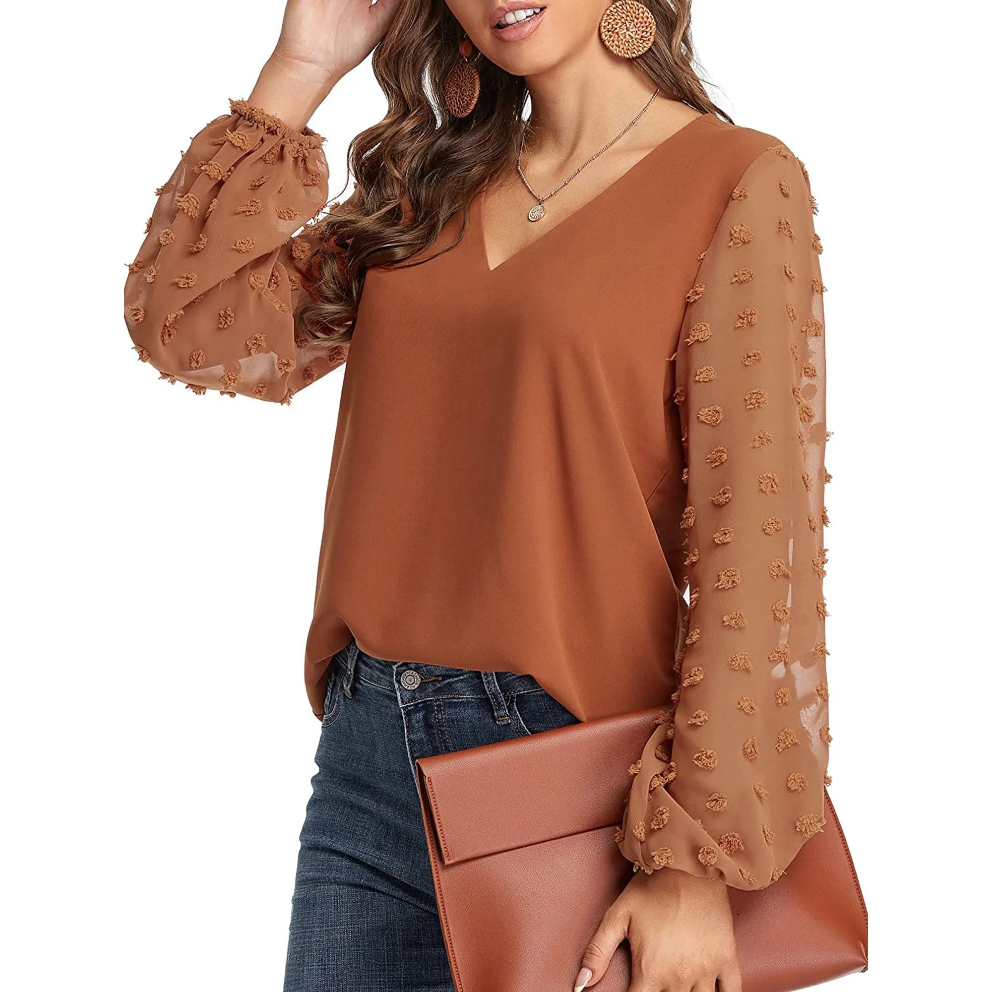 Lantern Long Sleeve Blouse
