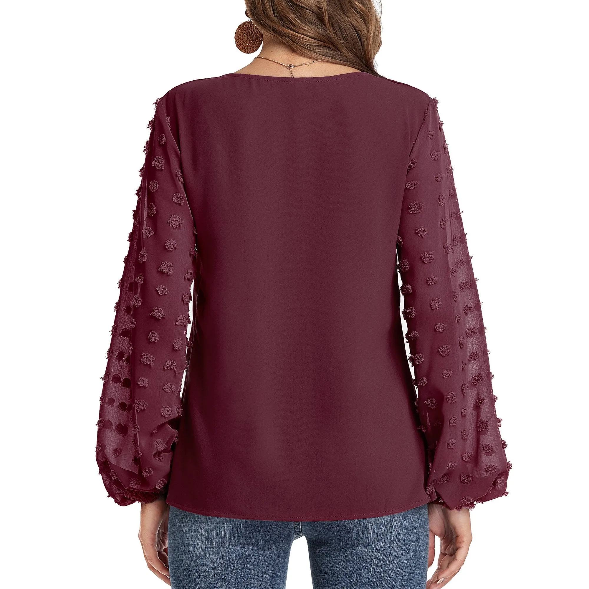 Lantern Long Sleeve Blouse