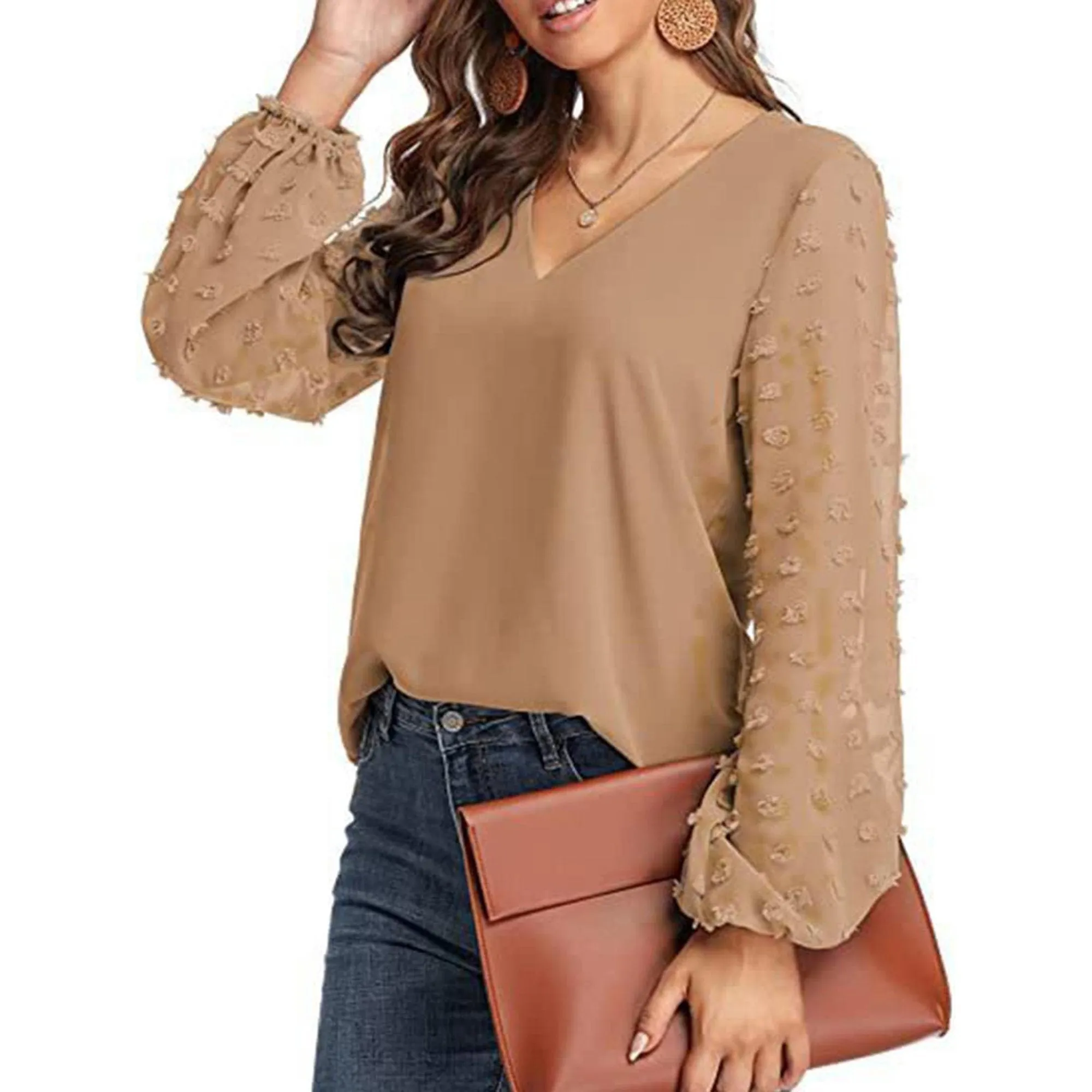 Lantern Long Sleeve Blouse