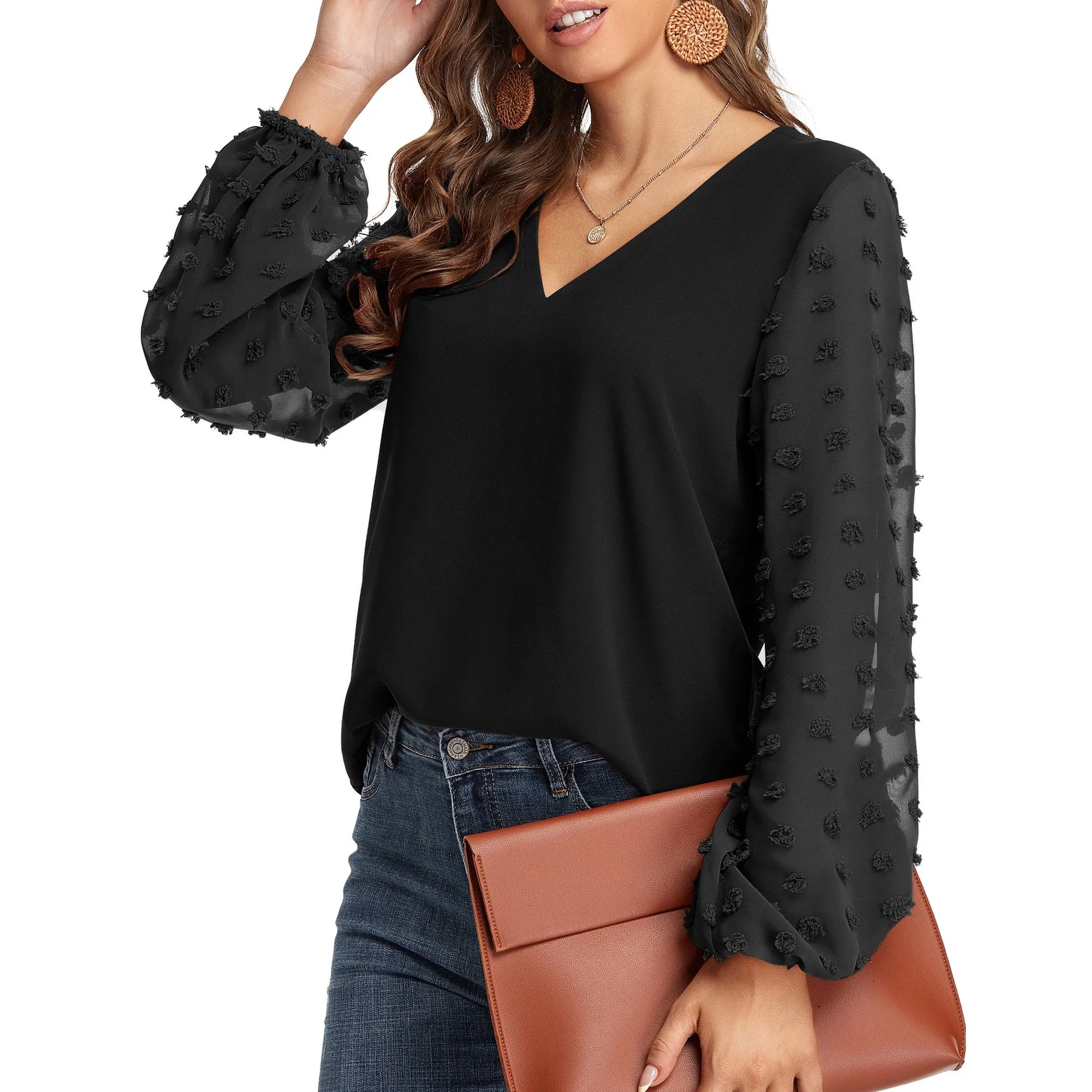 Lantern Long Sleeve Blouse