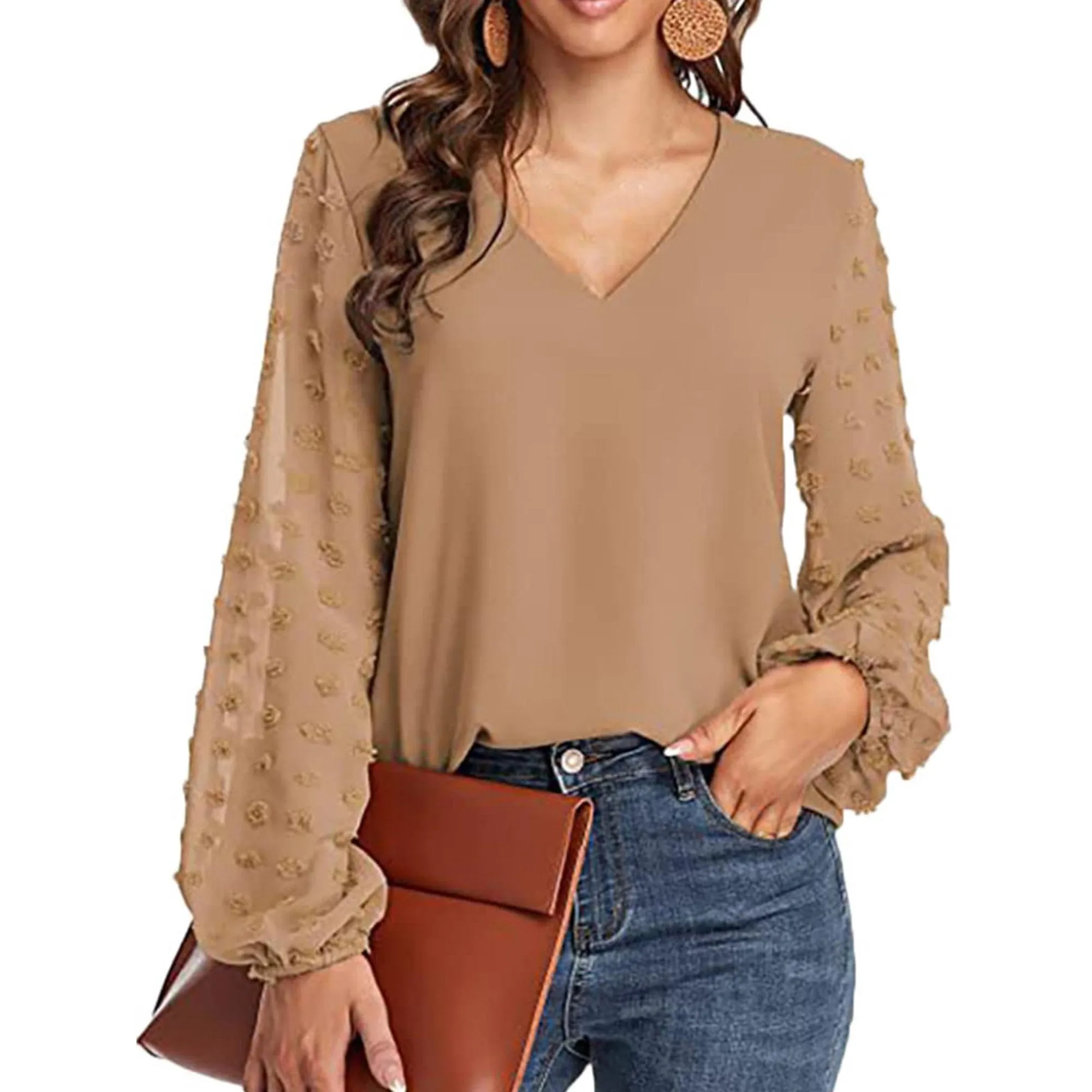 Lantern Long Sleeve Blouse