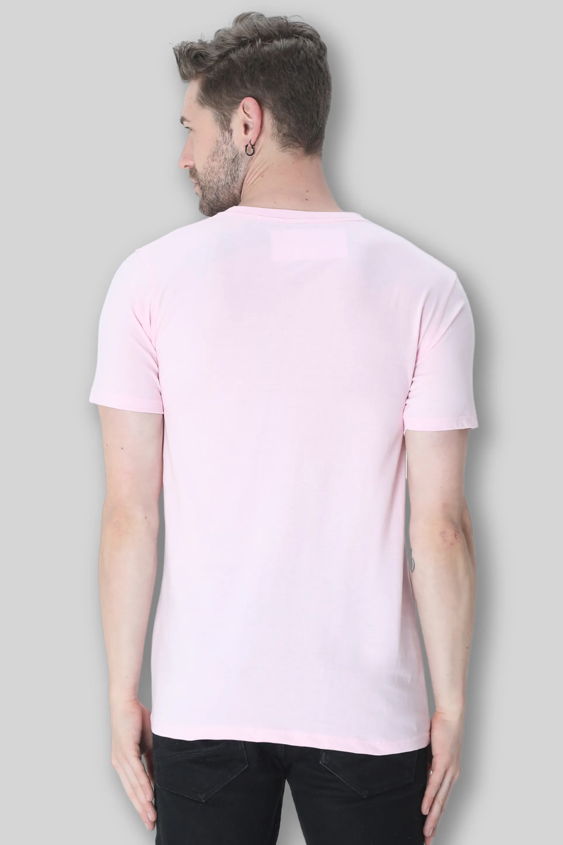 Light Baby Pink T Shirt for Men