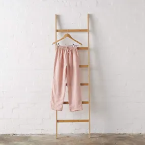 Linen Pyjama Pant in Pink