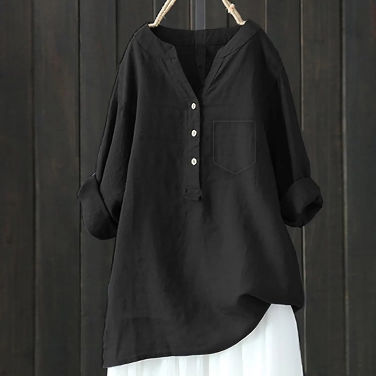 Linen Shirt for Women Breathable Tops Loose Fit Tshirts Womens Daily Gauze Blouses Summer Cotton Linen Top 2025