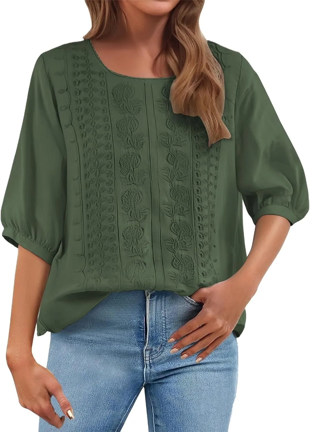 Linen Shirts for Women Summer Trendy Boho Vacation Casual Going Out Tops 2025 Breathable Plus Size Lightweight Blouses