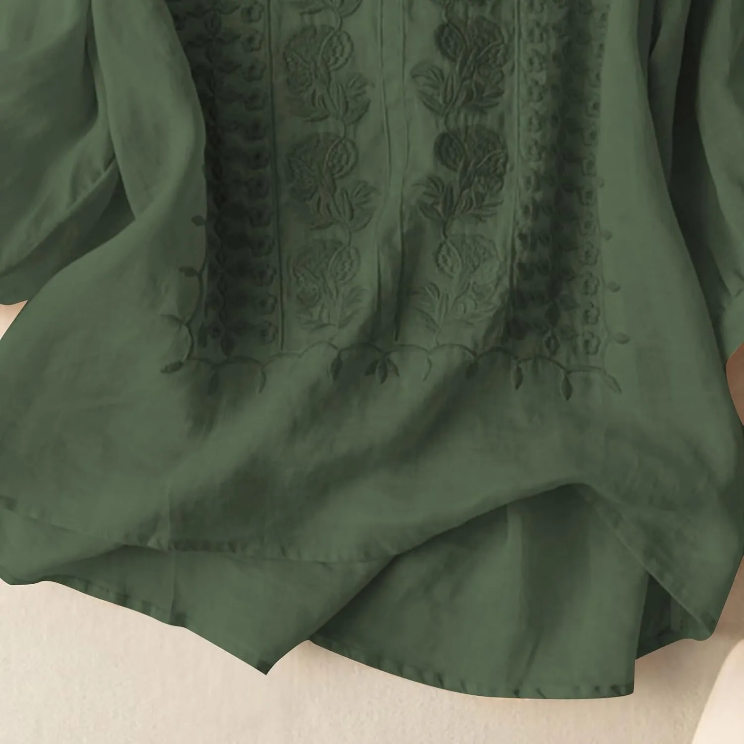 Linen Shirts for Women Summer Trendy Boho Vacation Casual Going Out Tops 2025 Breathable Plus Size Lightweight Blouses