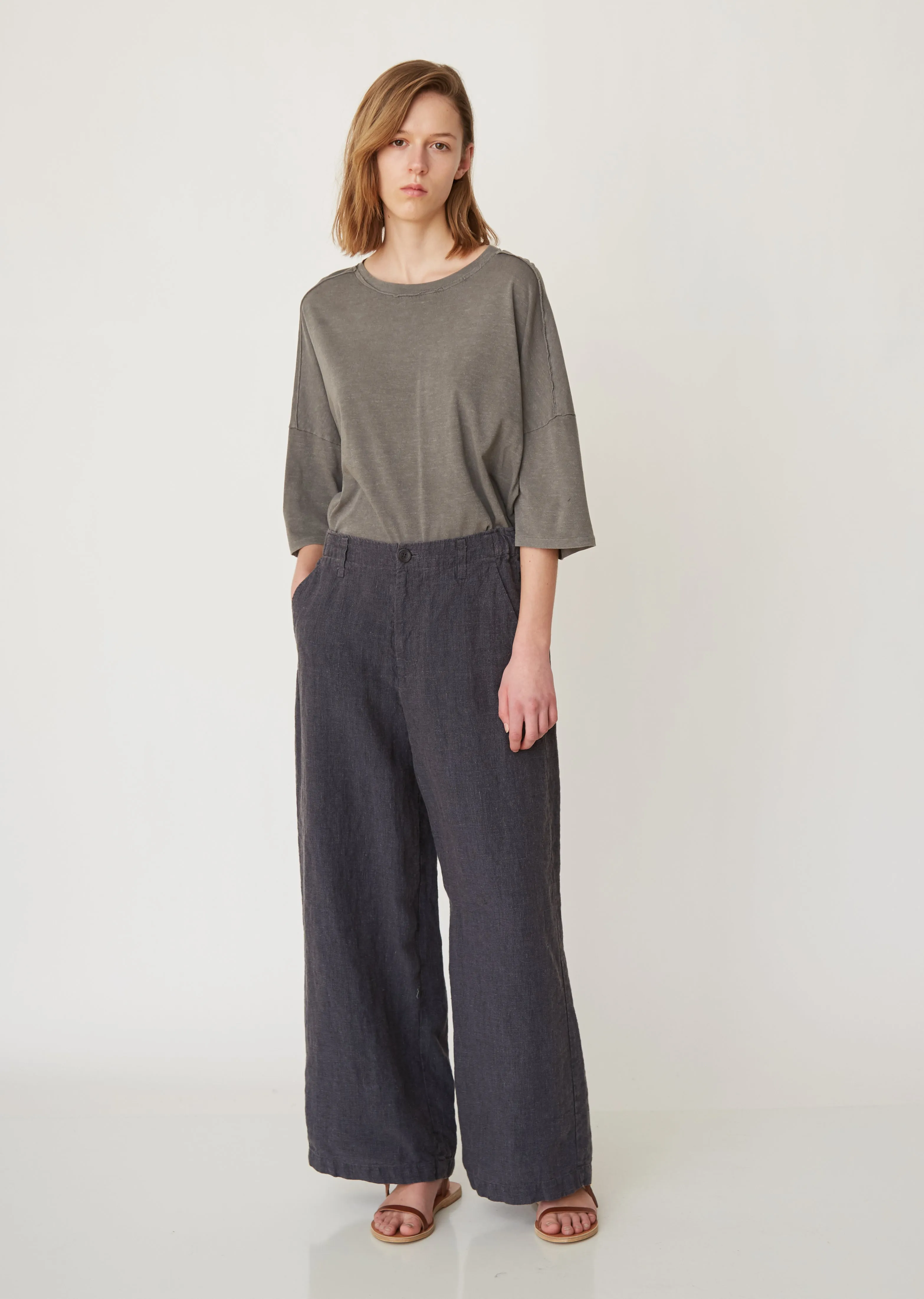 Linen Wide Leg Pants