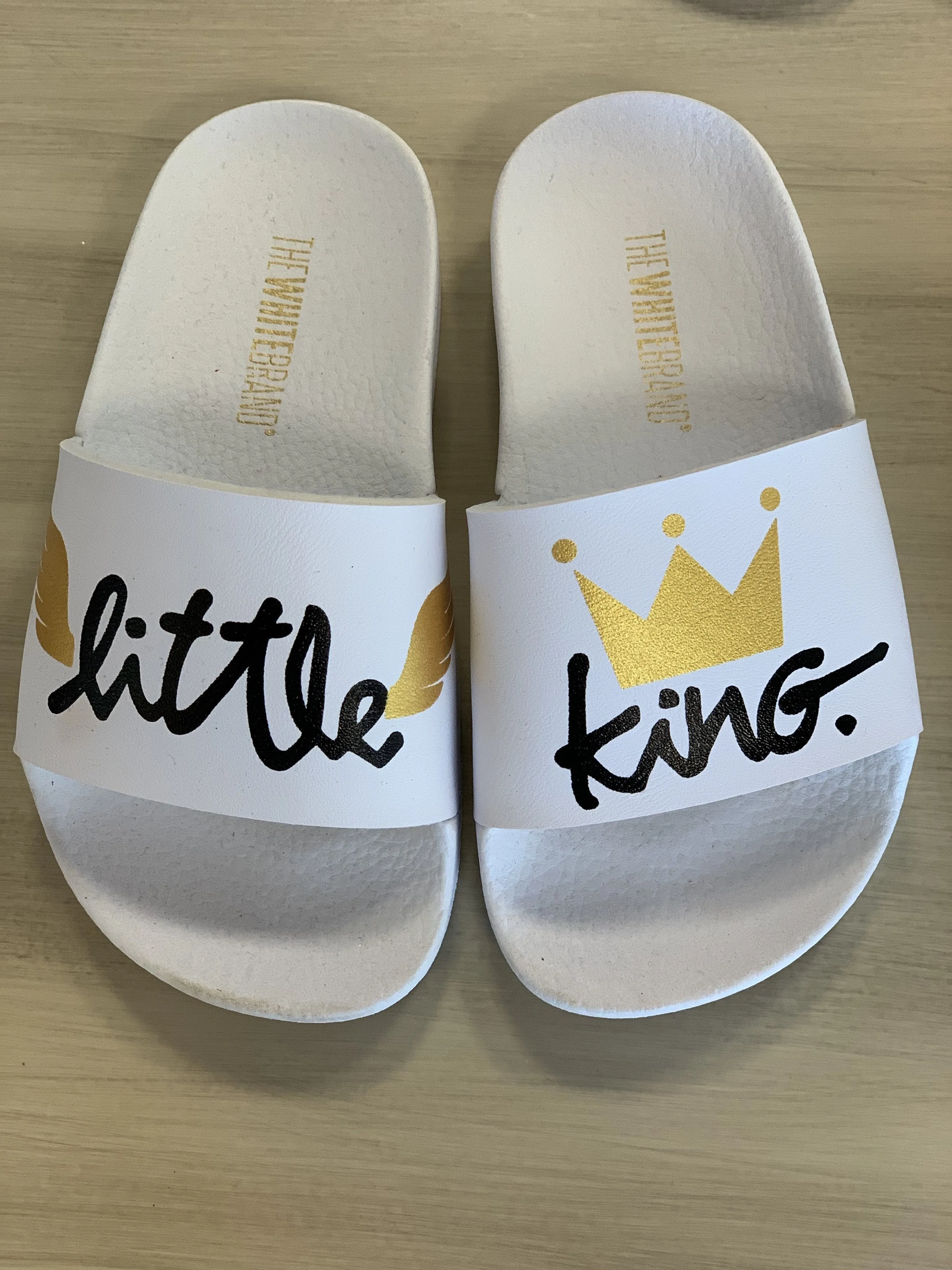 Little King White Boys Slides