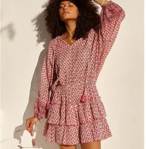 M.A.B.E Viti Shirtdress - Pink