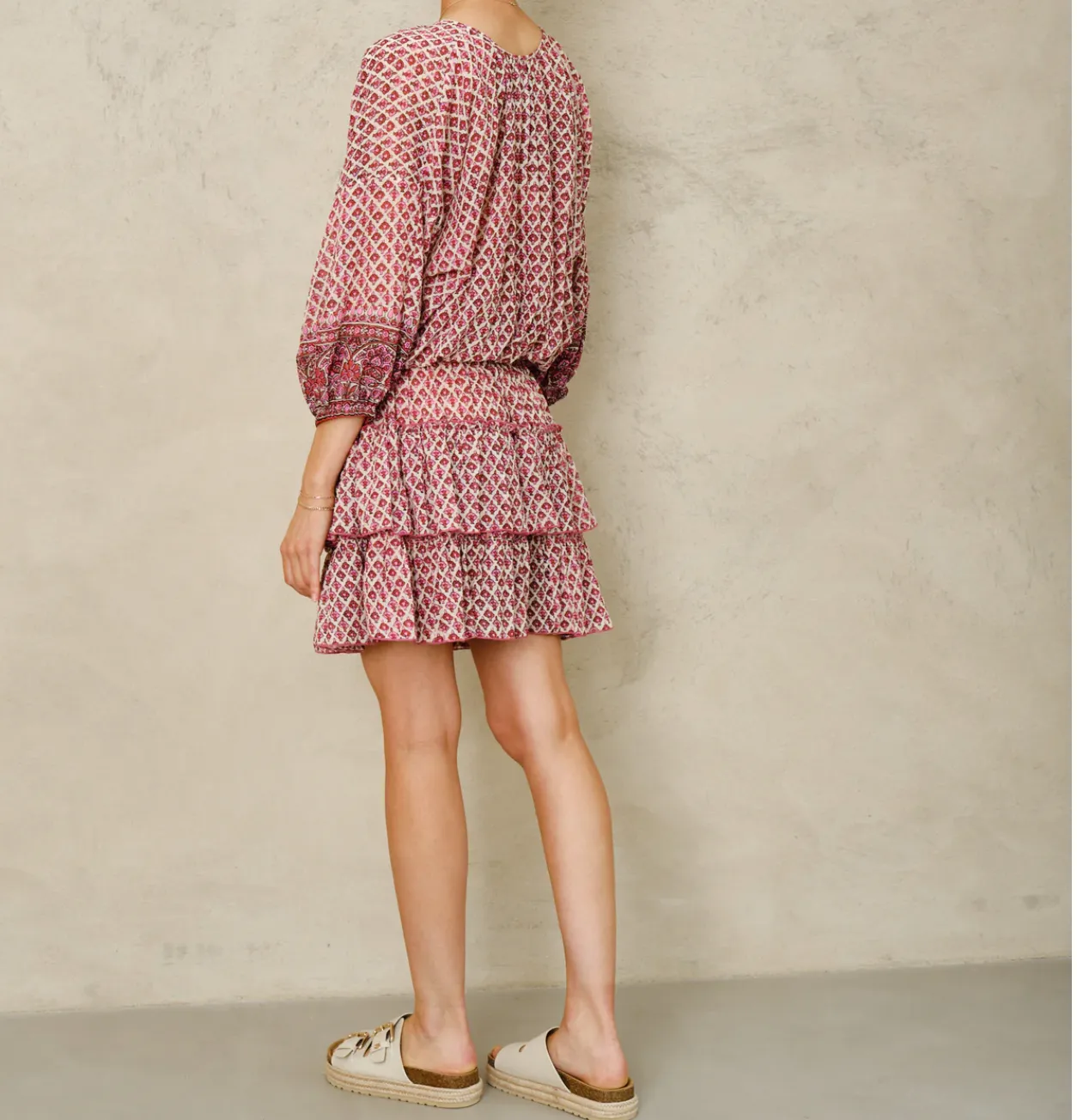 M.A.B.E Viti Shirtdress - Pink