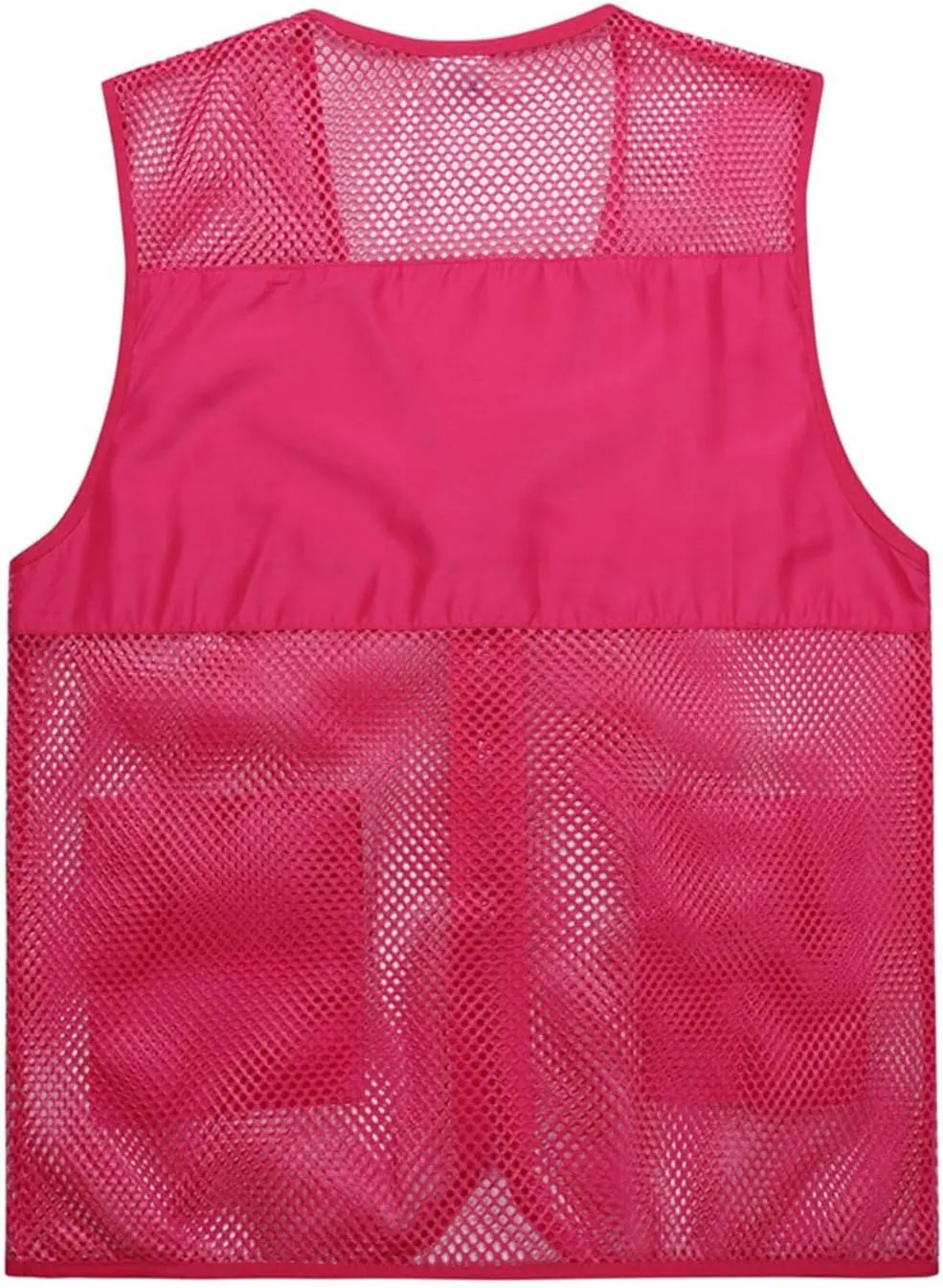 Mens Breathable Mesh Vest Jacket Summer Casual Lightweight Cycling Travel Zip Up Vests Outdoor Fishing Work Waistcoat