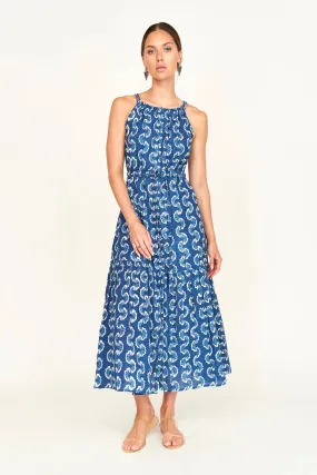 Mirth Corsica Sundress - Indigo Orchard Road