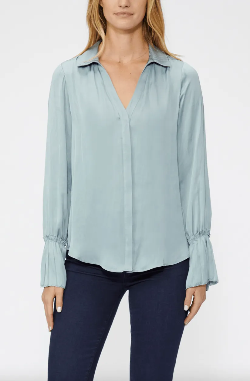 Paige Abriana Shirt in Slate