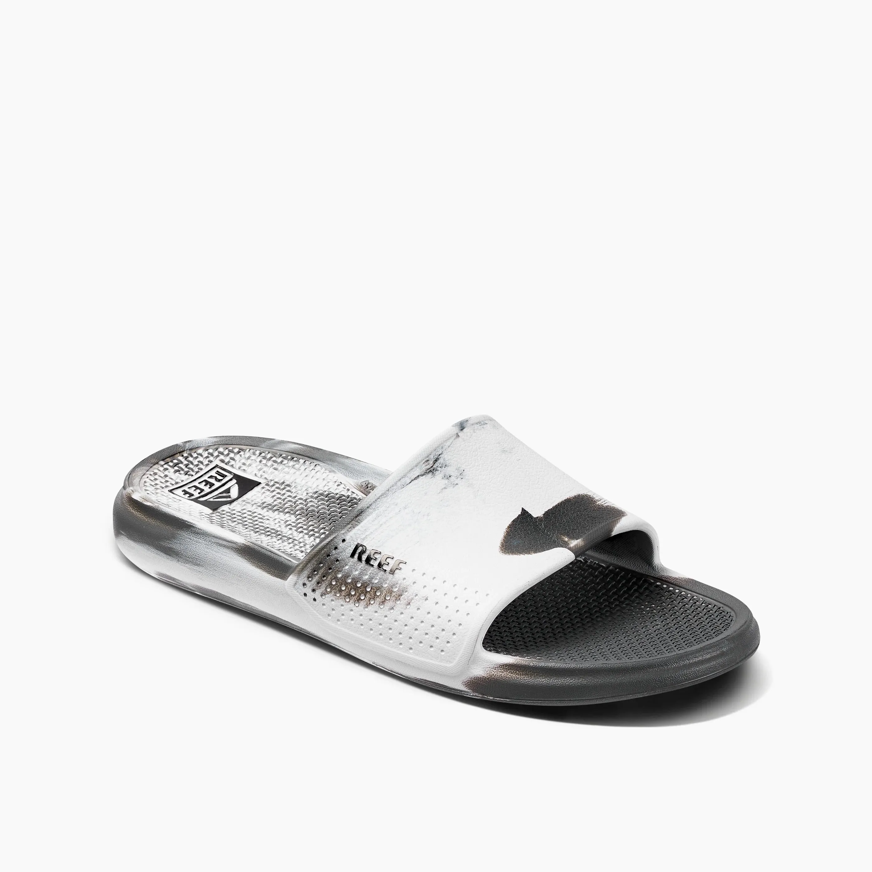 Reef Oasis Slide White Grey Marble