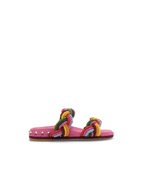 Rockstud Braided Slides